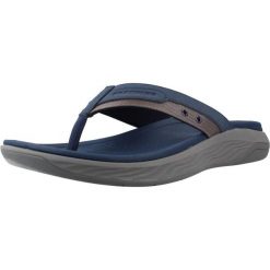 Sandały SKECHERS 205362S Niebieski. Niebieskie sandały męskie Skechers, bez wzorów, z syntetyku, bez zapięcia. Za 132.99 zł.