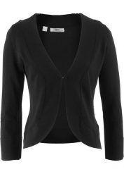 Krótki sweter rozpinany z wiskozą. Białe kardigany damskie bonprix, bez wzorów, z wiskozy, eleganckie, bez kołnierzyka. Za 97.99 zł.