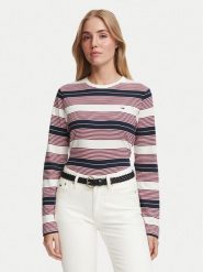 Tommy Jeans Bluzka Reg Ess Jersey DW0DW23562 Kolorowy Regular Fit. Bluzki damskie Tommy Jeans, m, bez wzorów, z bawełny, bez kołnierzyka, bez ramiączek. Za 189.99 zł.