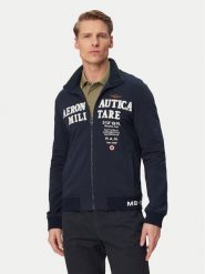 Aeronautica Militare Bluza 261FE2105UF00683 Granatowy Regular Fit. Niebieskie bluzy męskie Aeronautica Militare, l, bez wzorów, z bawełny, bez ramiączek, bez kaptura. Za 567.99 zł.