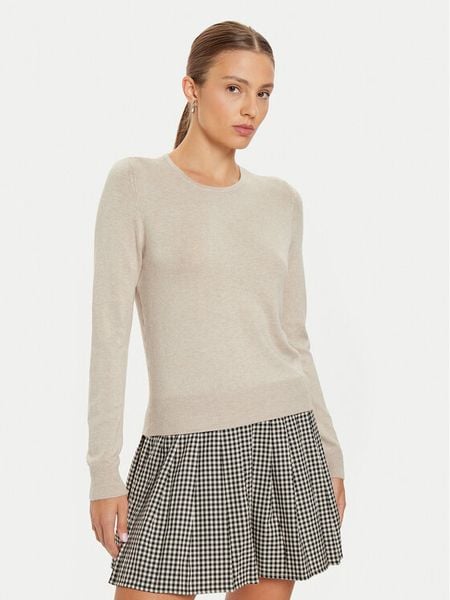 ONLY Sweter Venice 15333989 Écru Regular Fit. Swetry nierozpinane damskie ONLY, s, bez wzorów, z wiskozy, bez kołnierzyka, bez ramiączek. Za 79.99 zł.