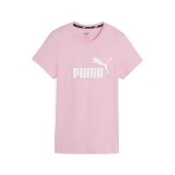Koszulka damska Puma ESS Logo Tee. Czerwone bluzki damskie Puma, m, bez wzorów, klasyczne, bez kołnierzyka, bez ramiączek. Za 83.00 zł.