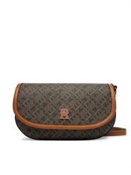 Tommy Hilfiger Torebka Th Monoplay AW0AW19172 Czarny. Czarne listonoszki damskie Tommy Hilfiger, bez wzorów, ze skóry, bez dodatków. Za 649.99 zł.