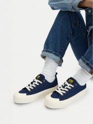 G-Star Raw Trampki CEO-GST01 Granatowy. Niebieskie trampki i tenisówki damskie G-Star, bez wzorów, z materiału, bez zapięcia. Za 143.99 zł.