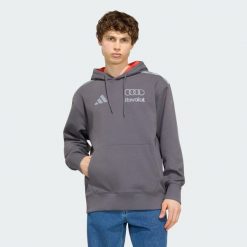 Bluza Z Kapturem Audi Revolut F1 Team Driver. Fioletowe bluzy męskie Adidas, bez wzorów, z kapturem, na fitness i siłownię. Za 529.00 zł.