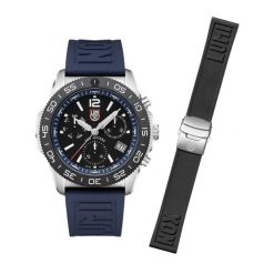 Zegarek męski Luminox XS.3143.SET, Quartz, 44mm, 20ATM. Szare zegarki męskie Luminox, bez wzorów, z materiału, ze stali. Za 2,956.20 zł.