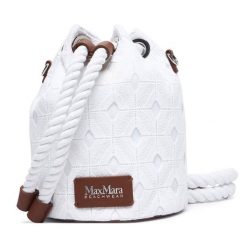 Torebka Max Mara. Białe torebki do ręki damskie Max Mara, bez wzorów, bez dodatków. Za 739.99 zł.