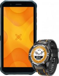 Smartfon myPhone Hammer Energy X + Hammer Watch 4/64GB Czarny (TEL000925). Czarne smartfony Myphone. Za 1,188.25 zł.