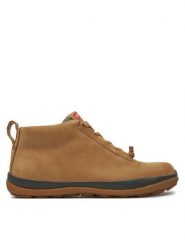 Camper Botki Peu Pista GORE-TEX K400481-021 Brązowy. Brązowe botki damskie Camper, bez wzorów, z gore-texu, bez obcasa, na płaskiej podeszwie, bez zapięcia. Za 849.99 zł.
