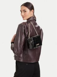 Guess Torebka J6YZ07 W3001 Czarny. Czarne listonoszki damskie Guess, z aplikacjami, ze skóry, bez dodatków. Za 210.99 zł.