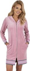 Vivisence Vivisence 5018 różowy XL Nocna szlafrok. Czerwone szlafroki damskie Vivisence, xl, bez wzorów, bez ramiączek, bez kaptura. Za 209.99 zł.