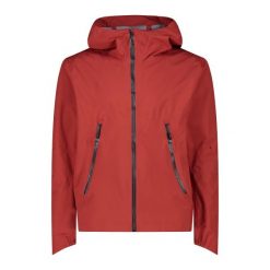 Kurtka nieprzemakalna z stałym kapturem CMP. Brązowe kurtki męskie CMP, bez wzorów, sportowe. Za 389.30 zł.