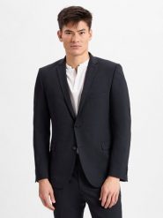 Finshley & Harding kurtka modułowa - Steven Mężczyźni Modern Fit niebieski, 25. Niebieskie kurtki męskie Finshley & Harding, m, bez wzorów, z wełny, biznesowe, bez kaptura. Za 899.95 zł.