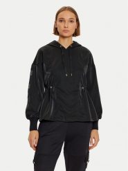 Liu Jo Sport Bluza TF4258 J4751 Czarny Regular Fit. Czarne bluzy damskie Liu Jo Sport, xl, bez wzorów, z syntetyku, sportowe, bez ramiączek, bez kaptura. Za 479.99 zł.