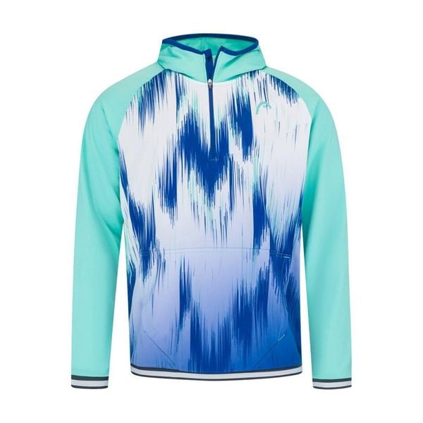 Sudadera Head Topspin Hoodie. Niebieskie bluzy męskie Head, bez wzorów, bez kaptura. W wyprzedaży za 316.20 zł.