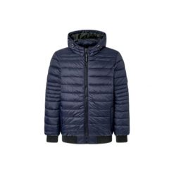 Kurtka puchowa Pepe Jeans Billy. Niebieskie kurtki męskie Pepe Jeans, m, bez wzorów, z bawełny, bez kaptura. Za 304.40 zł.