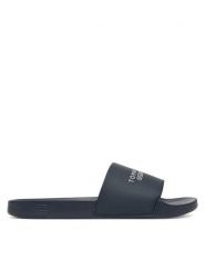 Tommy Hilfiger Klapki Raised Pool Slide FM0FM05761 Granatowy. Niebieskie klapki męskie Tommy Hilfiger, bez wzorów, ze skóry, bez zapięcia. Za 189.99 zł.