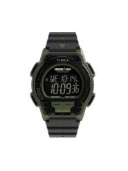 Timex Zegarek Ironman Shock TW5M64900 Zielony. Zielone, cyfrowe zegarki męskie Timex, bez wzorów. Za 379.99 zł.