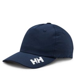 Czapka z daszkiem Helly Hansen. Niebieskie czapki damskie Helly Hansen, bez wzorów, sportowe. Za 109.99 zł.