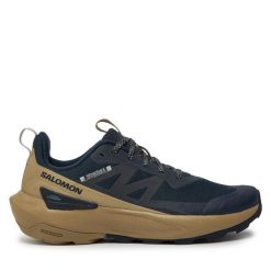 Trekkingi Salomon. Szare buty zimowe męskie Salomon, bez wzorów, bez obcasa, bez zapięcia. Za 499.99 zł.