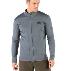 Kurtka turystyczna męska Woolona Bornova 100% Merino. Szare kurtki męskie WOOLONA, m, bez wzorów, bez kaptura. W wyprzedaży za 585.00 zł.