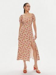 Guess Sukienka letnia Ss Prisca W4GK44 WG562 Kolorowy Regular Fit. Sukienki damskie Guess, na lato, xs, z aplikacjami, z wiskozy, bez kołnierzyka, bez ramiączek. Za 719.99 zł.