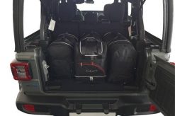 Torby Do Bagażnika Jeep Wrangler Phev 2021+ 4Szt Kjust. Czarne torby podróżne damskie KJUST, bez wzorów, z kauczuku. Za 1,183.00 zł.