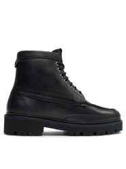 Ted Baker Kozaki Jarrno 255489 Czarny. Czarne buty zimowe męskie Ted Baker, bez wzorów, ze skóry, bez obcasa, bez zapięcia. Za 629.99 zł.