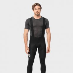 Męskie długie spodnie rowerowe Kolarstwo Siroko BX Envalira. Czarne spodnie sportowe męskie SIROKO, m, bez wzorów, z nylonu, rowerowe. Za 763.00 zł.
