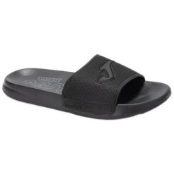 Klapki Joma S.Island SISLAS2501 czarne. Czarne klapki męskie bez wzorów, z gumy, z otwartym noskiem, bez zapięcia. Za 122.74 zł.
