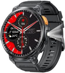 Smartwatch GlacierX Giant Black GX-G241 standard. Czarne zegarki smartwatch GepardWatches, bez wzorów. Za 529.50 zł.