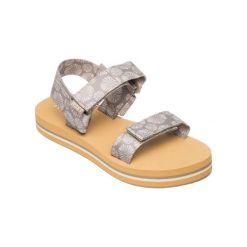 Sandały dla Kobiety ROXY CAGE Brązowy. Brązowe sandały damskie Roxy, bez wzorów, z gumy, bez obcasa, bez zapięcia. Za 209.99 zł.