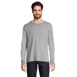Koszulka Z Długim Rękawem Pioneer Melange Unisex Dla Dorosłych. Szare bluzki damskie SOL'S, xl, bez wzorów, sportowe, bez kołnierzyka, bez ramiączek. Za 76.99 zł.