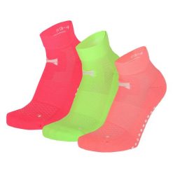 Skarpetki do jogi - Uniseks - Multi neonowe 6 par do jogi. Czerwone skarpetki damskie Xtreme, bez wzorów, z poliamidu. Za 185.79 zł.