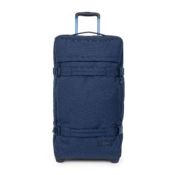 Torba na kółkach Eastpak Transit'R. Niebieskie torby podróżne damskie Eastpak, bez wzorów, z materiału. Za 778.35 zł.