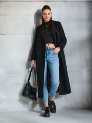 Jeansy skinny - niebieski. Niebieskie jeansy damskie Sinsay, bez wzorów, z bawełny. W wyprzedaży za 39.99 zł.
