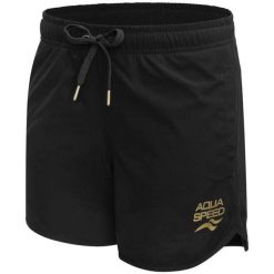 Szorty pływackie damskie Aqua Speed Lexi. Czarne szorty damskie Aqua-Speed, bez wzorów, sportowe. Za 59.99 zł.