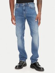 Just Cavalli Jeansy 78OAB5S0 Granatowy Slim Fit. Niebieskie jeansy męskie Just Cavalli, z bawełny. Za 839.99 zł.