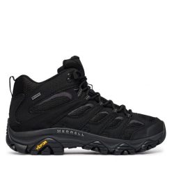 Trekkingi Merrell. Czarne trekkingi męskie Merrell, bez zapięcia. Za 749.99 zł.