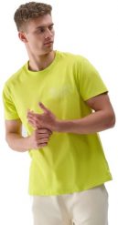 KOSZULKA MĘSKA BAWEŁNIANA T-SHIRT MĘSKI SPORTOWY Z NADRUKIEM 4F M2472. Koszulki sportowe męskie 4F, m, bez wzorów, z bawełny, bez ramiączek. Za 38.79 zł.