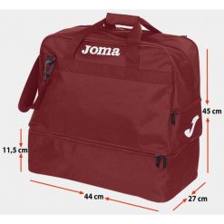 Torba Sportowa Joma Training III Bourgundy - Przestronna i Wytrzymała. Brązowe torby sportowe męskie Joma, bez wzorów, z materiału. Za 106.88 zł.