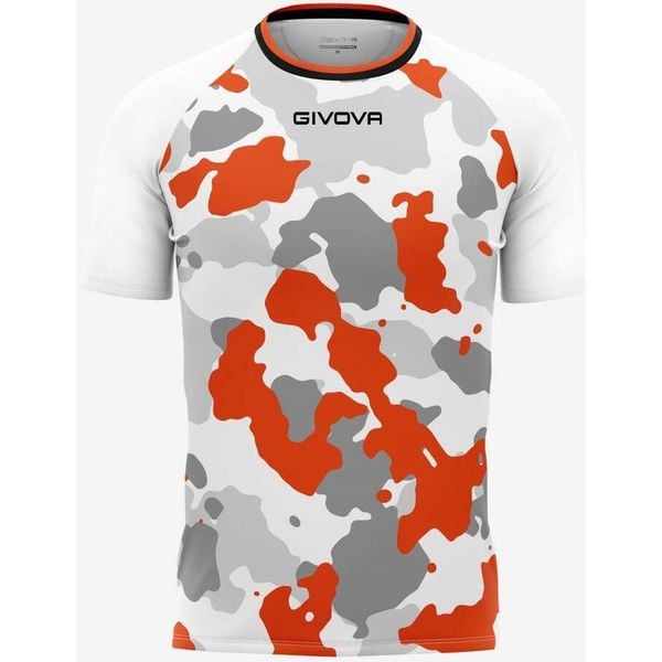 Męska koszulka Givova Army-Orange z bawełny. Brązowe koszulki sportowe męskie Givova, m, bez wzorów, z bawełny, bez ramiączek, do piłki nożnej. Za 187.99 zł.