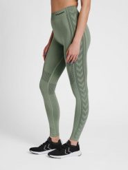 Damskie legginsy mid-rise Hummel Shaping. Szare legginsy damskie Hummel, bez wzorów, z dzianiny. Za 162.50 zł.