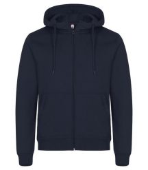Clique Miami Hoody Full Zip bluza z kapturem z bawełny i poliestru z recyklingu. Niebieskie bluzy damskie CLIQUE, l, bez wzorów, z bawełny, bez ramiączek, z kapturem. Za 186.62 zł.