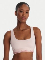 Calvin Klein Underwear Biustonosz top LV00QF8493 Różowy. Czerwone biustonosze Calvin Klein Underwear, xl, bez wzorów, z bawełny, bez kołnierzyka, bez ramiączek. Za 149.99 zł.