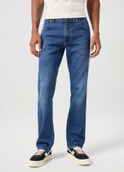 WRANGLER GREENSBORO MĘSKIE SPODNIE JEANSOWE JEANSY DŻINSY DEAN 112350898 W15Q018003. Jeansy męskie Wrangler, z jeansu. Za 219.99 zł.