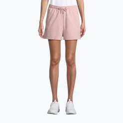 Spodenki damskie FILA Brandenburg High Waist. Czerwone szorty damskie Fila, bez wzorów, z podwyższonym stanem. Za 69.99 zł.