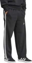 Adidas Spodnie męskie adidas Essentials Three Stripes Fleece Wide Leg czarne JM1770 M. Czarne spodnie sportowe męskie Adidas, m, bez wzorów. Za 218.59 zł.