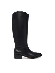 LAUREN RALPH LAUREN Kozaki 802P12995001 Czarny. Czarne kozaki damskie Lauren Ralph Lauren, bez wzorów, ze skóry, bez obcasa, na płaskiej podeszwie, bez zapięcia. Za 1,599.00 zł.