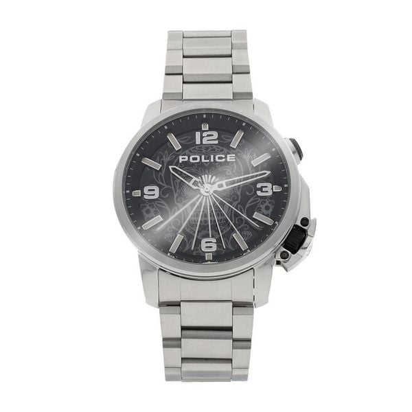 Zegarek Police. Szare zegarki męskie Police, bez wzorów, srebrne. Za 939.99 zł.